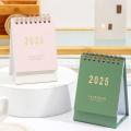 Handmade Desk Calendar Stylish Mini Size Desktop Mini Calendar Style Portable English Calendar for New Desktop Decoration. 