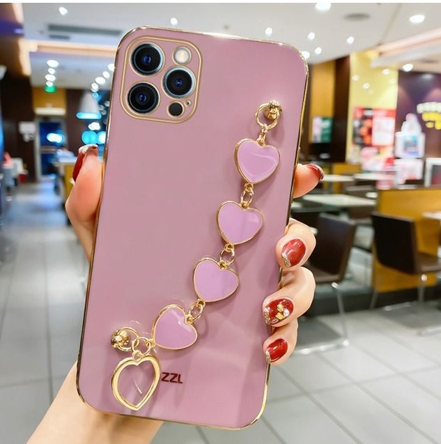 Tecno%20Spark%204%20Back%20Cover%20+%20Love%20Heart%20Bracelet%20Chain%20Luxury%206D%20Plating%20Soft%20Case%20Camera%20Lens%20Protection%20-Tecno%20Spark%204%20Girls%20Back%20Cover%20-%20Image%206