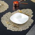 6 Pieces Table Placemat For Dining Table Mat Soft PVC Palm Leaf Placemat Simulation Plant Mats Coffee Cup Table Mats Home Desktop Decoration. 