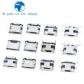 60pcs=12 Models Micro USB Connector 5Pin usb Jack Socket Female For MP3/4/5 Huawei Lenovo ZTE And Other Mobile Tabletels. 