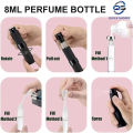 Taj Trader 8ml Portable Mini Refillable Perfume Atomizer Bottle With Spray Scent Pump Empty Cosmetic Containers Spray Atomizer Bottle For Travel - Multicolor. 