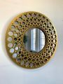 Wall Mirrors Pack of 3 Premium Quality Gold Round Mirror for wall Home Decor and living bedroom. 