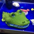 Resin Aquarium Ornaments Fish Tank Aquascaping Crocodile Pneumatic Decoration. 