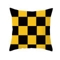 Yellow Geometric Cushion Cover 45x45 Polyester Double Sided Pillowcovers Decorative Throw Pillows Nordic Home Decor Pillow Cases. 