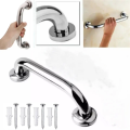 Stainless Steel Handrail Grab Bar for Bathroom, Shower Grab Bar, Bathroom Grab Bar, Shower Handle, Bathroom Balance Bar, Safety Hand Rail Support 8 inches size. 