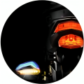 Full Plastic Covering with Flexible Rubber grips Indicators/ blinker with DRL Lights for All Motorcycles & Bikes – Best LED Signal Lights & Turn Indicators specially For bikes 70cc,125cc. 