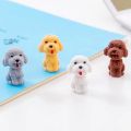 1Pc Cartoon Style Teddy Dog Eraser/Novelty Funny Puppy Eraser For Kids/Creative Office School Stationery Supplies. 