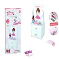 DIY Wooden Dressing table set for girls 21PCS Makeup set with dressing table for children. 