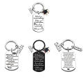 Stainless Steel Graduation Keychain Motivational Quote Inspirational Keyring 2024 Graduate Gift for Graduation Present High School Senior College Graduate Sister Gift Brother Gift. 