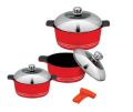 Splendor Junior Die Cast Non Stick ceramic Coating Cookware Pots 8 Pieces Set ( Gift Pack Set ). 