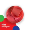 Pack of 5 Colourful Kids Set (Including Plate, Bowl, Glass, Spoon and Fork). 