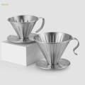 Pour Over Coffee Dripper Traveling Camping Size L. 