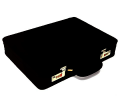 Original Leather Briefcase Bag File bag Locking Features and inner Mesh Pocket Medium Briefcase - For Men & Women. 
