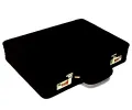 Original Leather Briefcase Bag File bag Locking Features and inner Mesh Pocket Medium Briefcase - For Men & Women. 