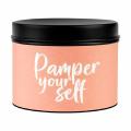 Lit Up  Feels like Soothing Thai Massage Peach & Lemon Grass Soy Wax Scented Candle 120ML. 