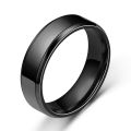 Wide Anti-rust Men Ring Stainless Steel Simple Exquisite Engagement Ring Fashion Jewelry. 