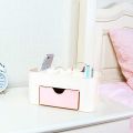 Saving Space Desktop Cosmetic Brush Storage Case With Drawer Makeup Item Pens Desk Organize Box. 