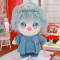 Doll Hole Pants Portable Ornamental Fabric Doll Sweater with A Heart for Pretend Game. 