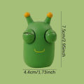 YueYangSport Grass Worm Pinch Toy Squishy Toy Green Eye Popping Worm Squeeze Toy Stress Reliever Anti-stress Fidget Christmas Kids Party Gift. 