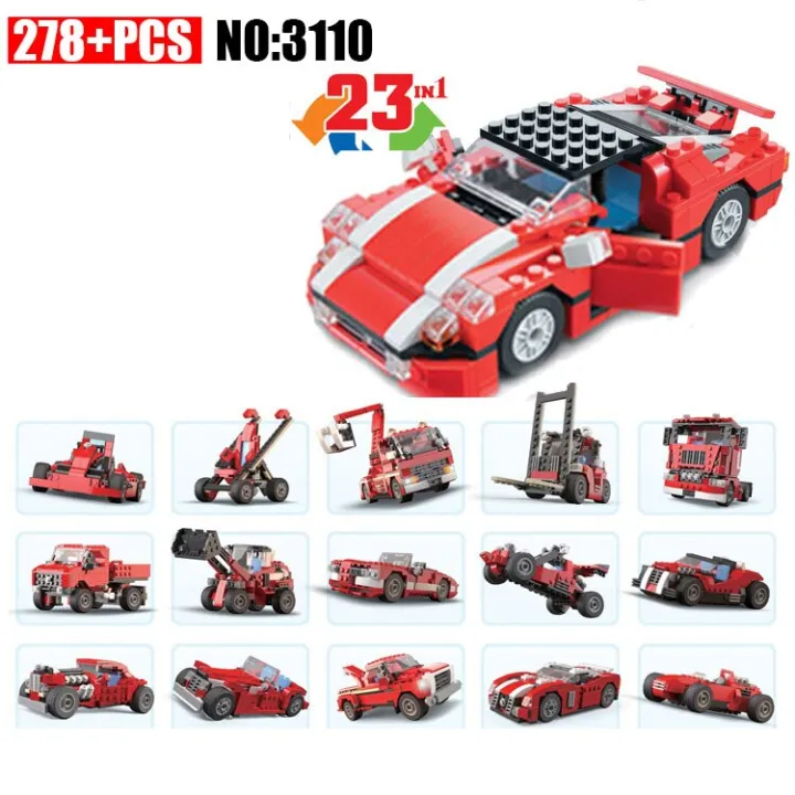 Decool:%20Architect%20Creator%20-%2023%20in%201%20-%20278%20Pieces%20Red%20Super%20Speedster%20Race%20Car%20Building%20Blocks%20Set%20-%203110%20-%20Image%204