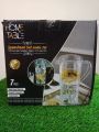 Water Set/ Acrylic Water Set/ Acrylic Transparent Water Set (Jug 1.8 L & 6 Glasses 350 ml)/ Acrylic Transparent Spreadhead Cut Water Set -Home & Table. 