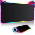 RGB Gaming Mouse / Keyboard Pad Large XXL Size - Extended Led Soft Cloth Mousepad Mat with Non-Slip Rubber Base & 14 Lighting Modes for Gamers, PC Computer, Laptop, Office - (800×300×4mm) -  RGB Gaming Mouse Pad – Illuminate Your Gaming Setup  - mouse pad. 