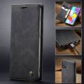 CaseMe High Quality Retro Magnetic Flip Leather Case for Samsung Galaxy S25 S24 S23 S22 S21 S20 Ultra FE S10 S9 S8 Plus S7 Edge Phone Coque. 