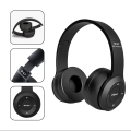 P47 Wireless Foldable Headphones Support Memory Card FM Radio for Pc TV Smart Phones & Tablets Etc. 