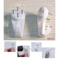 10pcs wall hanging hook with nails arch Fastner wall mount hanger. 