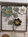 Vintage Wall Decor Iron Rod Flower. 