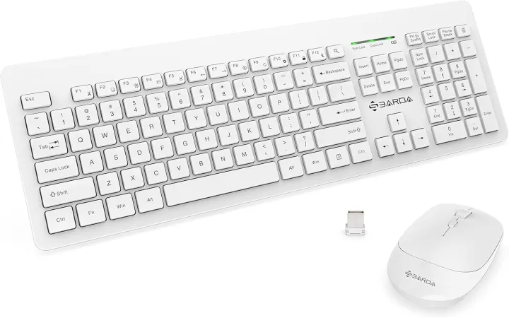 SBARDA%20-%20Wireless%20Keyboard%20and%20Mouse%20Combo,%20Full%20Size%20Compact%20Silent%202.4%20GHz,%20Wireless%20Keyboard%20and%20Mouse%20with%2013%20Multimedia%20Shortcut%20Keys%20for%20Desktops/Laptops/Mac.%20(White)%20-%20Image%202