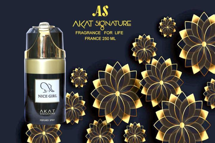 AKAT SIGNATURE Nice girl body spray for women 250 ml. Long lasting