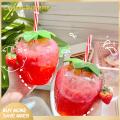 Enigma- Juice Bottle Exquisite Wide Application Strawberry Straw Cup. 