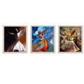 8x10 inch Sufi Wall Art Photo Frame Glass front 3 PCS Nature Picture Frames Wall photo frame Black Picture Frame & Room Decor Foto frame. 