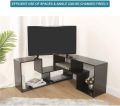 TV Stand Table 2 Pcs | Flat Screen TV Console Stand with Storage Shelves | Entertainment Center TV Cabinet for Multi-Purpose Use | Wooden TV Unit, LED TV Stand, and Media Console with Stylish Design. 