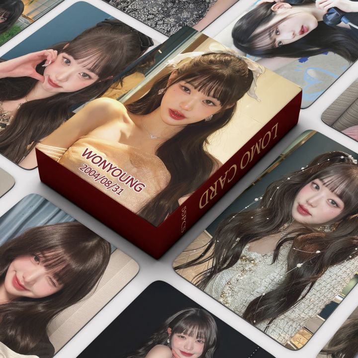 Zhang Yuanying small card IVE Zhang Yuanying Wonyoung card unofficial genuine non-laser card postcard