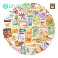 DR BEI Beverage Stickers Self-adhesive Cartoon Potato Chips Shape Stickers. 