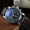 Led Zeppelin Three-eye Run Seconds Multifunctional Timing Business Leisure Quartz Men's Watch Wrist Watch. 