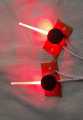 2 piece speedometer red glow needles with smds led light glowing needles universal fitting all bikes. 