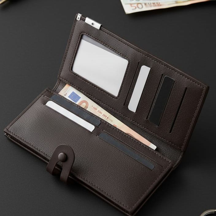 Yuandeli%20Men%E2%80%99s%20Long%20PU%20Leather%20Wallet%20%E2%80%93%20Business%20Slim%20Card%20Holder%20-%20Image%204