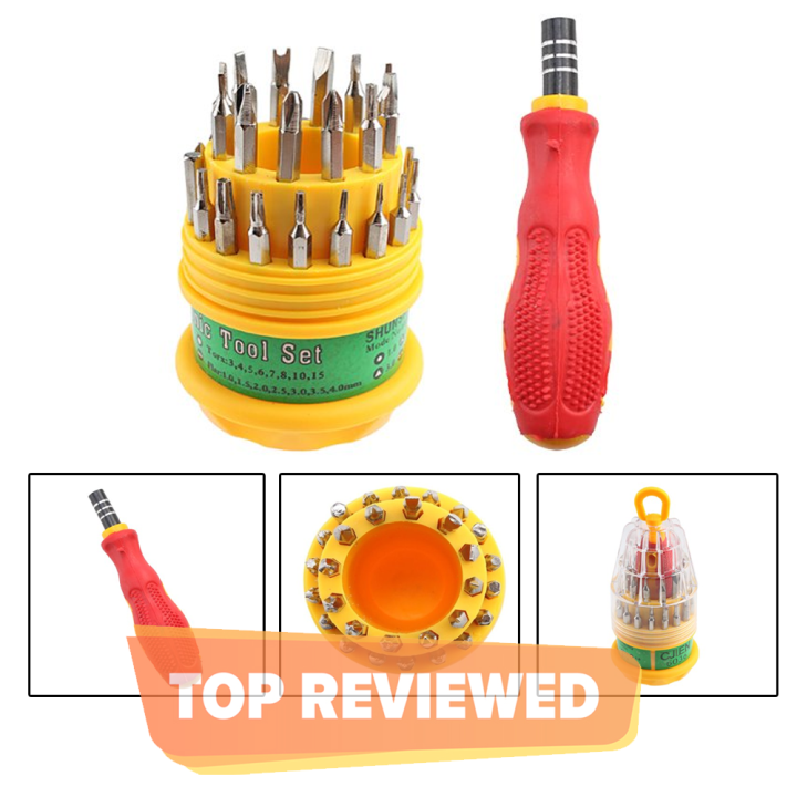 All in 1 Essential Screwdriver Set - 31 Pcs.