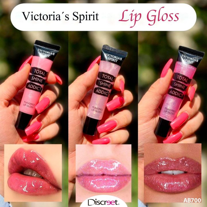 VICTORIA'S Spirit - Total Shine Addict Flavored Lip Gloss - 1Pcs