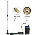 Nagoya UT-106UV Ham Radio Magnetic Antenna VHF UHF Dual Band SMA-Female for Baofeng BF-888S UV-5R/9R/10R/82 Walkie Talkie. 
