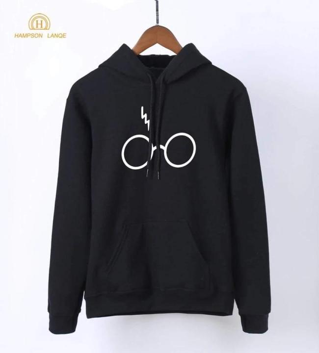 Harry Potter Stylish Black Printed Hoodie For Men