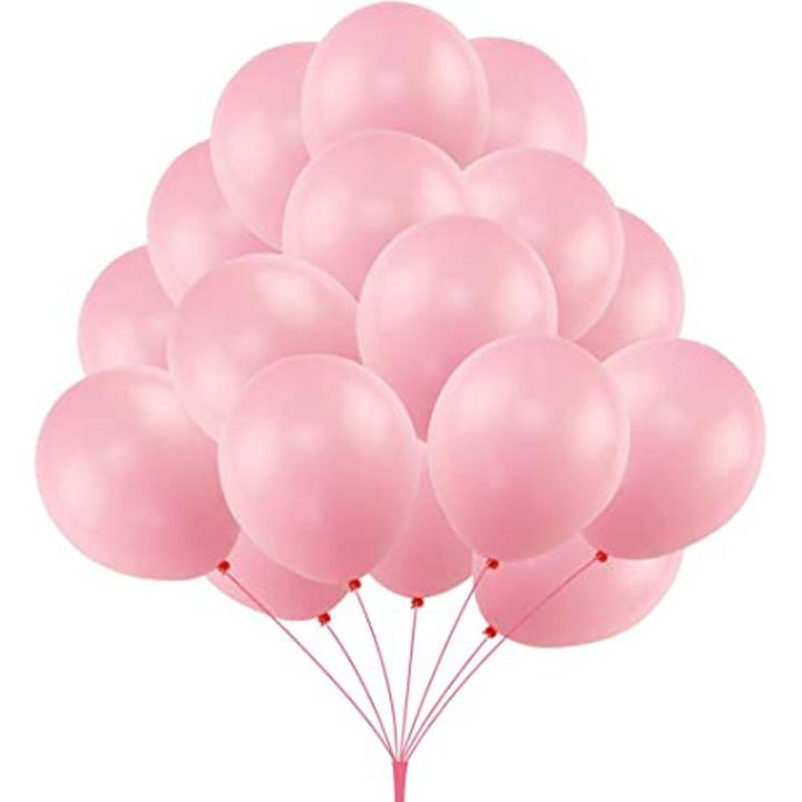 40 Pink Latex Balloons Pack For Birthday - Anniversary Balloons Decoration , Party - Wedding Decoration , Home Decoration balloons