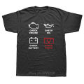 Check Engine Light T Shirts Men T-shirt New Summer Short Sleeve O-neck Cotton Tshirt Men Mechanic Repair Tees Tops. 