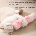 New Interactive Cat Chew Toys Durable Teeth Cleaning Cat Kick Toy Pet Accessories Soft Plush Catnip Toy for Indoor Playing. 