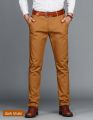 Camel Color  Cotton Jeans Pants for Men Regular and Fashion Wear. 
