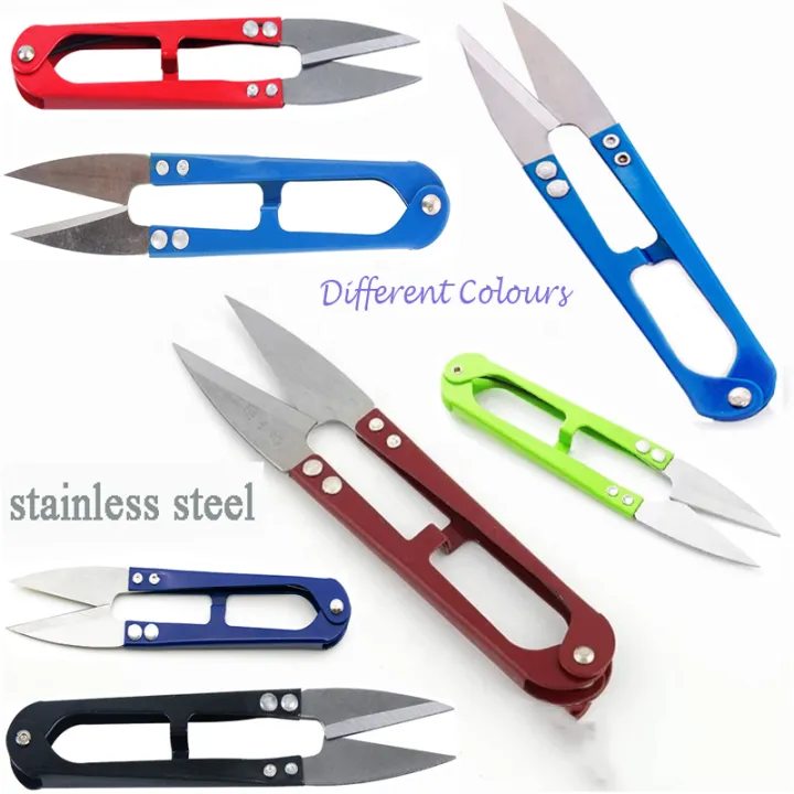 Tailor's%20Thread%20Cutter,%20Clipper%20Cutter%20Mini%20Scissors%20Hand%20Set%20U%20Shaped%20-%20Image%206