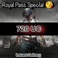 720 UC for Pubg Mobile in low price - Royal Pass Special - Fast delivery. 